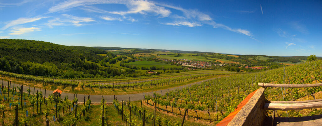Panoramablick auf Eussenheim